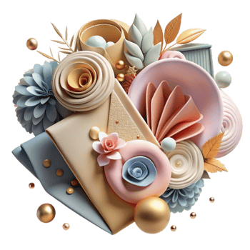 extraordinary classic Muted Floral Scrapbooking Paper Design Isolated detailed png