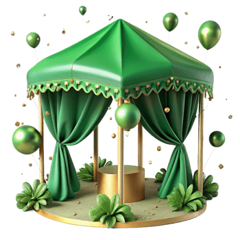 beautiful artistic Green Canopy Aerial View Transparent Background professional png