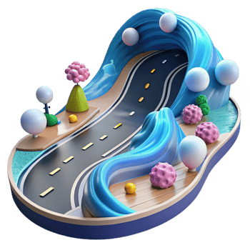 impressive contemporary Ocean Waves Flooding Coastal Road Cutout Transportation Challenge high resolution png