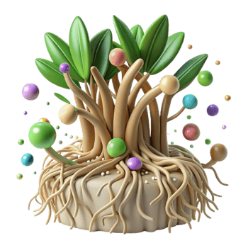 stunning vintage Mangrove Roots and Seagrass Transparent Background high resolution png