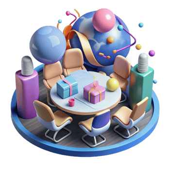 elegant abstract International Business Meeting Transparent professional png
