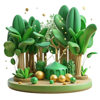 stunning contemporary Mangrove Forest Background Cutout Green Hues png