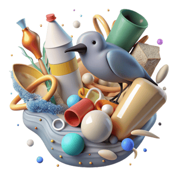 dramatic modern Plastic Pollution Harming Marine Ecosystem Cutout genuine png