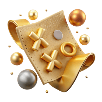 wonderful traditional Gold Point and Figure Chart Cutout with X and O Markers png