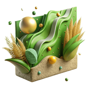 magnificent minimalist Protecting Habitats with Cover Crops Transparent Background Green Field high resolution png
