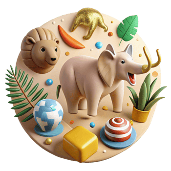 dramatic modern Protecting Endangered Animals Icon Set Isolated Cutout genuine png