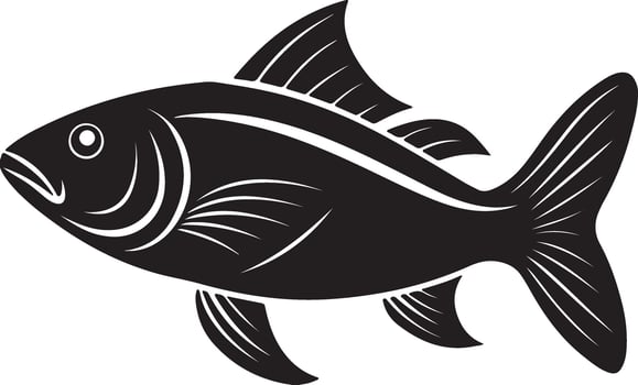 Fish Art Silhouette vector