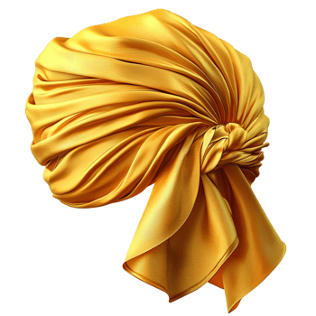 Yellow Satin Fabric in Swirled Smooth Texture Highlights Elegant Design, Decorative Luxury, and the Silken Charm of Soft, Sophisticated Aesthetic Appeal png