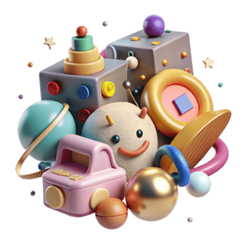 magnificent traditional Protecting Memories Old Toys Cutout professional png