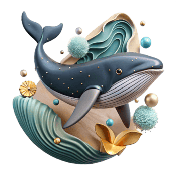 stunning rustic Oceanic Whale Silhouette Cutout png