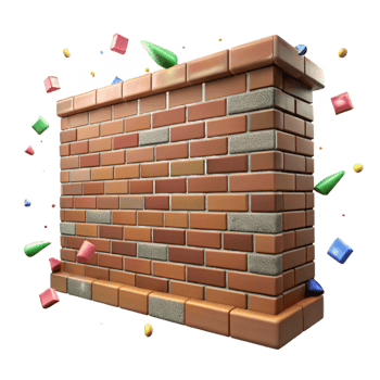stunning creative Heritage Architecture Brick Wall Texture Cutout high quality png