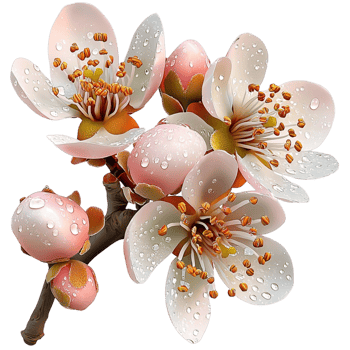 Pink Cherry Blossoms Nature Beauty Decorative Accent Romantic Symbol Elegant Design Statement Piece Timeless Charm Delicate Craftsmanship Essential Beauty png