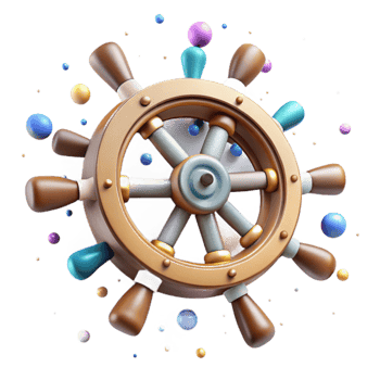 extraordinary creative Historic Ship Wheel Nautical Theme Transparent detailed png