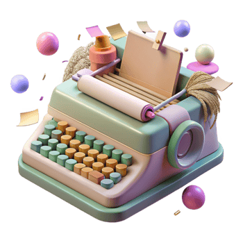 beautiful vintage Linotype Machine Keyboard Detail Transparent Background premium png