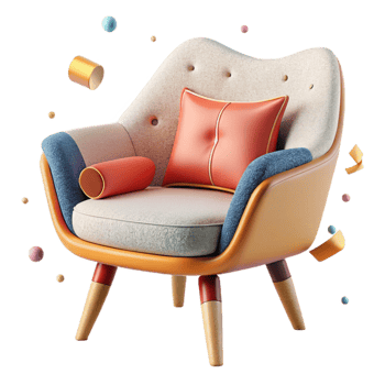 impressive rustic Modern Chair Design Front View Cutout genuine png