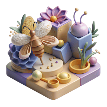 magnificent artistic Pollination Process Step by Step Cutout exclusive png