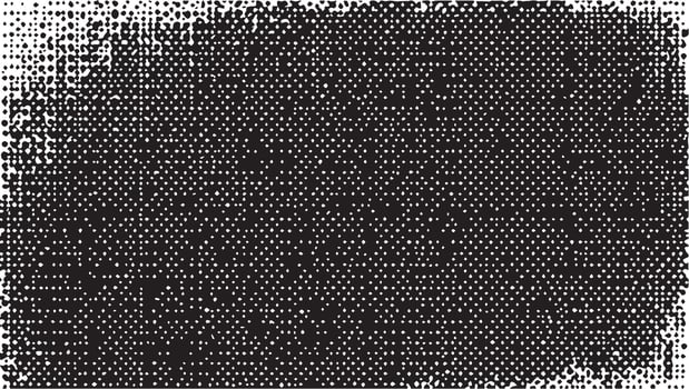 Abstract digital grunge texture diagonal pixel pattern black and white background vector