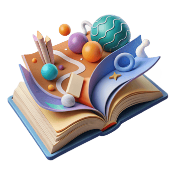 stunning minimalist Open Book with Environmental Information Cutout premium png