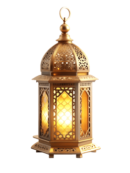 antique Islamic lantern png