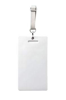 hanging id card mockup png