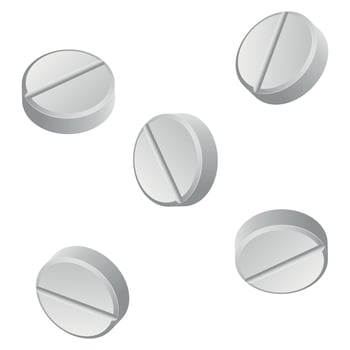 icons of medicines drugs pills isolated on white background vector