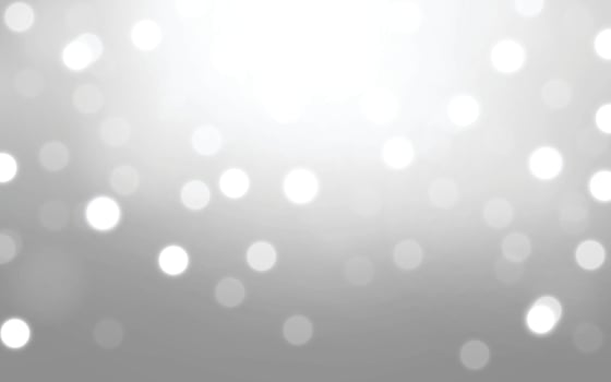 Elegant Silver Bokeh Background with Soft Glow. Minimalist Abstract Blur Light Effect Design. Background decoration vector