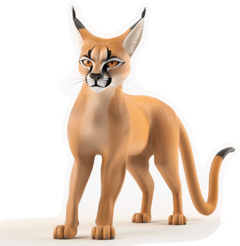Digital illustration of a caracal. png