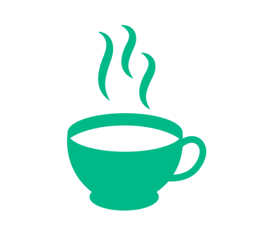 Blue Steaming Bowl Illustration. Simple Food Icon - Clean and basic illustration of a blue bowl with steaming vapor rising from it. Transparent background. png