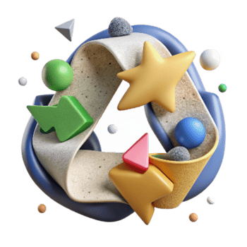dramatic traditional Recycling Symbol Made From Recycled Materials Cutout genuine png