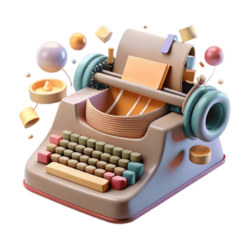 extraordinary artistic Linotype Machine Keyboard Detail Transparent Background genuine png