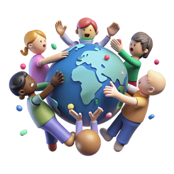 impressive vintage Group of People Holding Climate Change Signs Cutout premium png