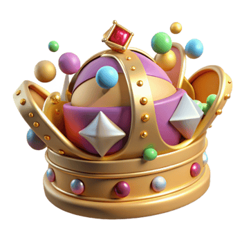 elegant creative Historical Crown Isolated with Jewel Detail Transparent Background exclusive png
