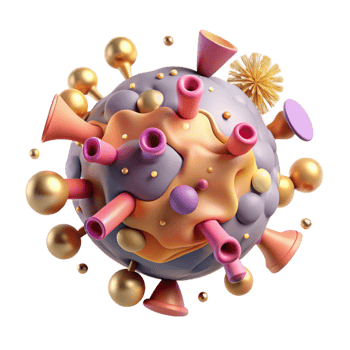 wonderful traditional Monkeypox Virus Illustration 3d Render Isolated professional png