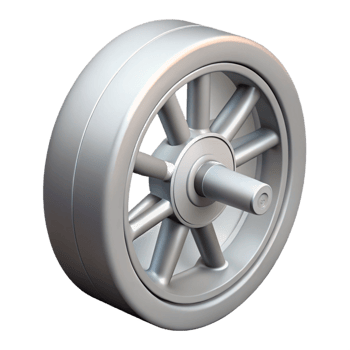 elegant classic Technical drawing of a wheel and axle. Clean lines, scalable, minimal with Scalable Design. exclusive png
