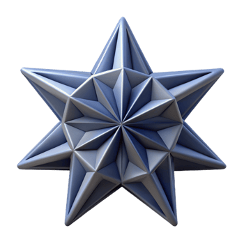 pristine baroque Geometric pattern of stars. Crisp edges, single-weight stroke with Scalable Design. crisp png