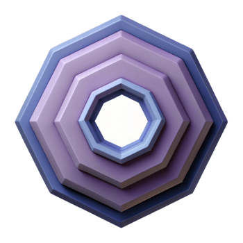notable elegant Series of concentric octagons, flat color, scalable. Minimal design with Scalable Design. genuine png