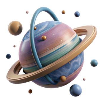 wonderful abstract Planet Rotation Animation Cutout with Spinning Motion authentic png