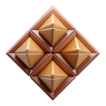 impressive creative Symmetrical arrangement of triangles and squares. Flat color, with Scalable Design. flawless png