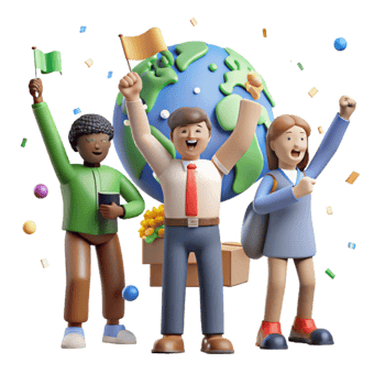impressive rustic Group of People Protesting Climate Change Transparent Background premium png