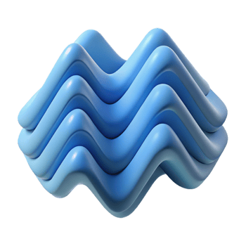 dreamy stunning Minimal geometric wave pattern, crisp edges, clean lines with Scalable Design. expertly shot png