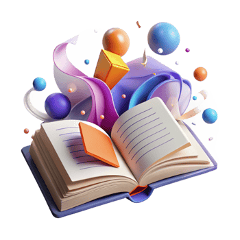magnificent modern Open Book with Highlighted Text Transparent Element original png