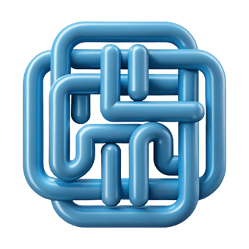 stunning quintessential A series of connected lines forming a maze, clean lines with Scalable Design. png