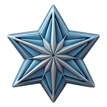 dramatic sumptuous A symmetrical, geometric logo using hexagonal shapes. Crisp edges, flat color, minimal with Scalable Design. top-tier png