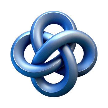 signature victorian Abstract logo featuring interconnected curved lines. Single-weight stroke, symmetrical, with Scalable Design. high resolution png