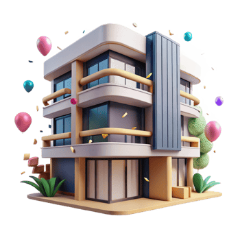wonderful minimalist Modern Apartment Building Facade Cutout png
