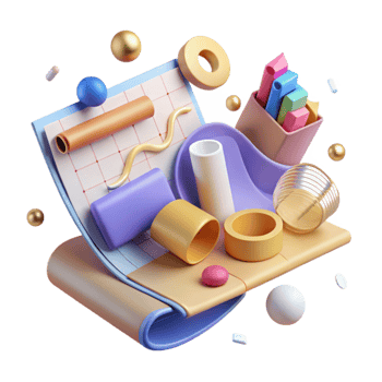 beautiful abstract Perspective View Investment Portfolio Transparent Background premium png