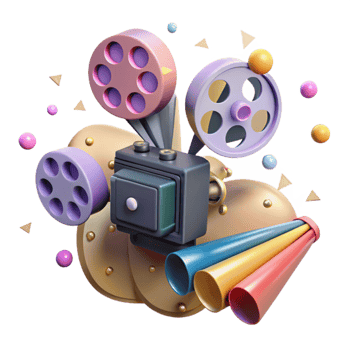 serene minimalist Movie Projector Beam of Light Cutout detailed png