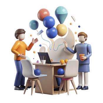 wonderful vintage Group Silhouette Brainstorming Ideas Meeting Transparent Background detailed png