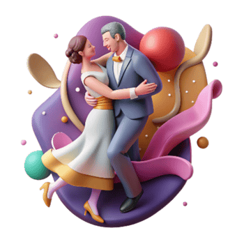 stunning abstract Passionate Tango Dip Cutout Transparent Background high resolution png