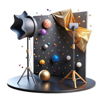 wonderful rustic Light Stand Cutout on Black detailed png
